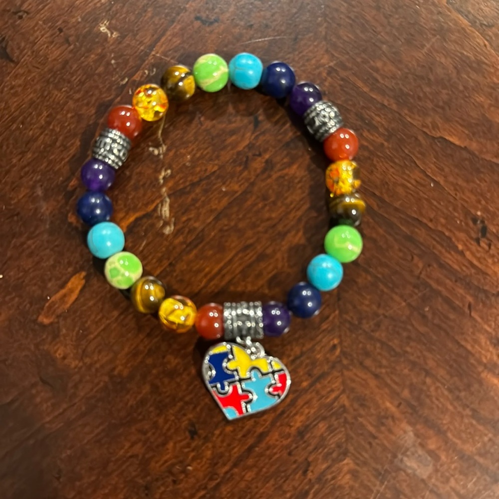 Autism Puzzle Bracelet never worn
